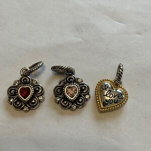 Brighton Heart Charm or Pendant Set